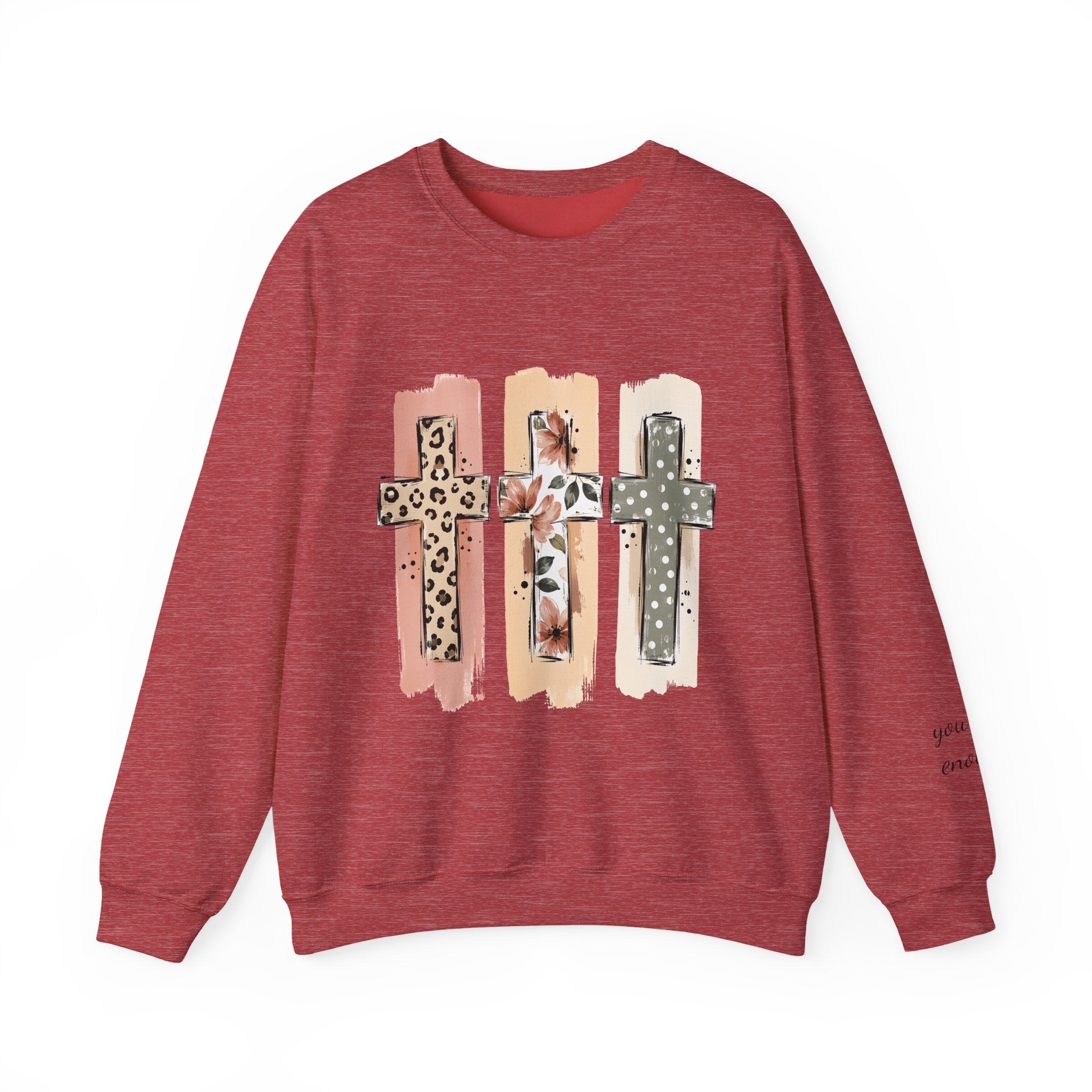 Christian Cross Crewneck Sweatshirt