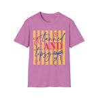 T-Shirt — "Tanned and Tidy" Striped Summer Graphic Tee