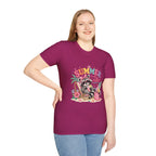 Summer Vibes Raccoon T-Shirt