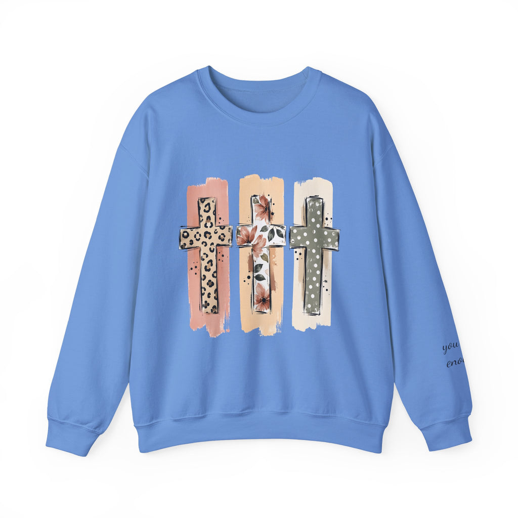 Christian Cross Crewneck Sweatshirt