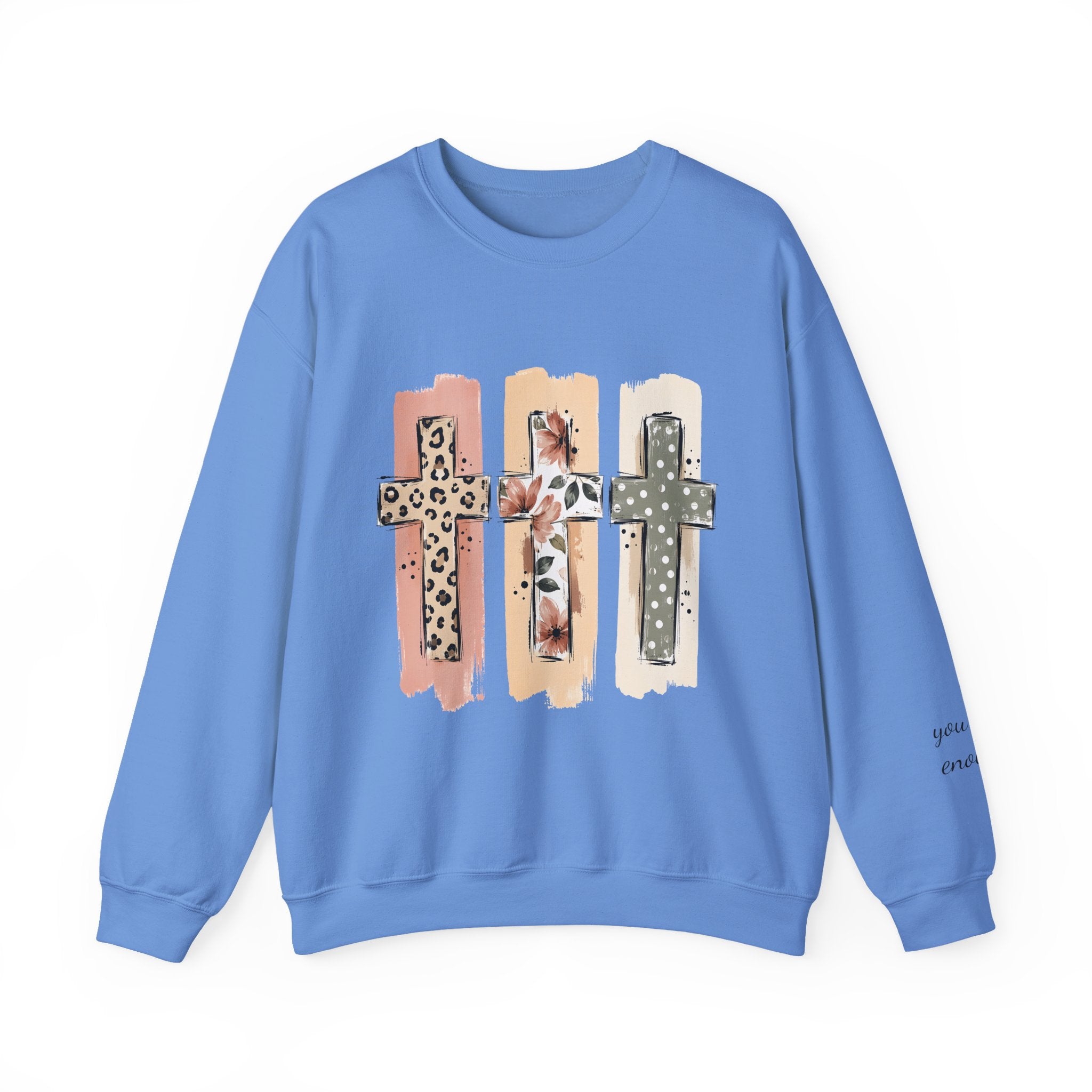 Christian Cross Crewneck Sweatshirt