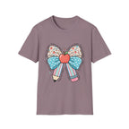 Teacher Bow T-Shirt — "Teach, Love, Inspire"