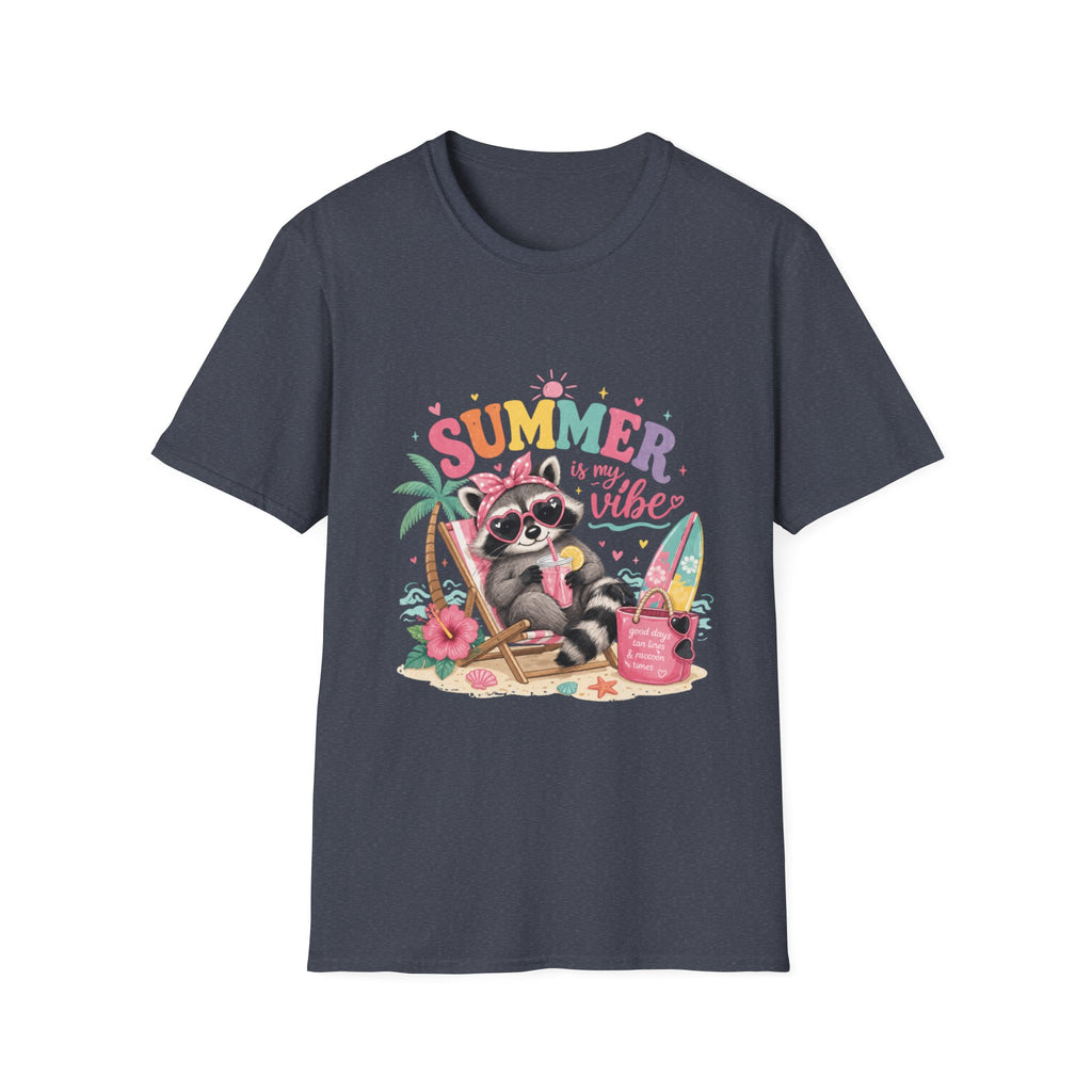 Summer Vibes Raccoon T-Shirt