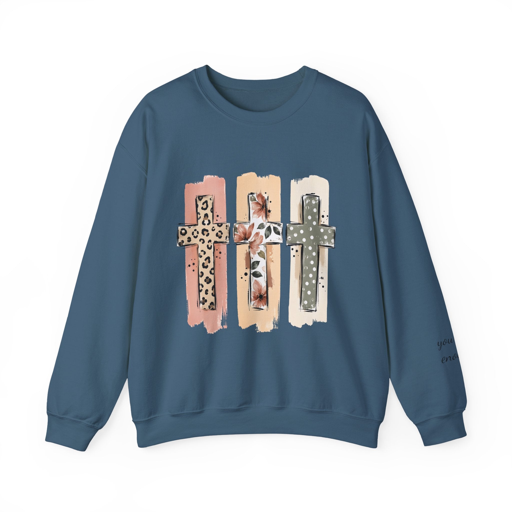 Christian Cross Crewneck Sweatshirt