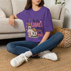 “Be the Church When Service Is Over” Inspirational Christian Tee