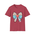 Teacher Bow T-Shirt — "Teach, Love, Inspire"