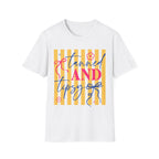 T-Shirt — "Tanned and Tidy" Striped Summer Graphic Tee