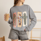 Christian Cross Crewneck Sweatshirt