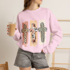 Christian Cross Crewneck Sweatshirt