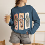 Christian Cross Crewneck Sweatshirt
