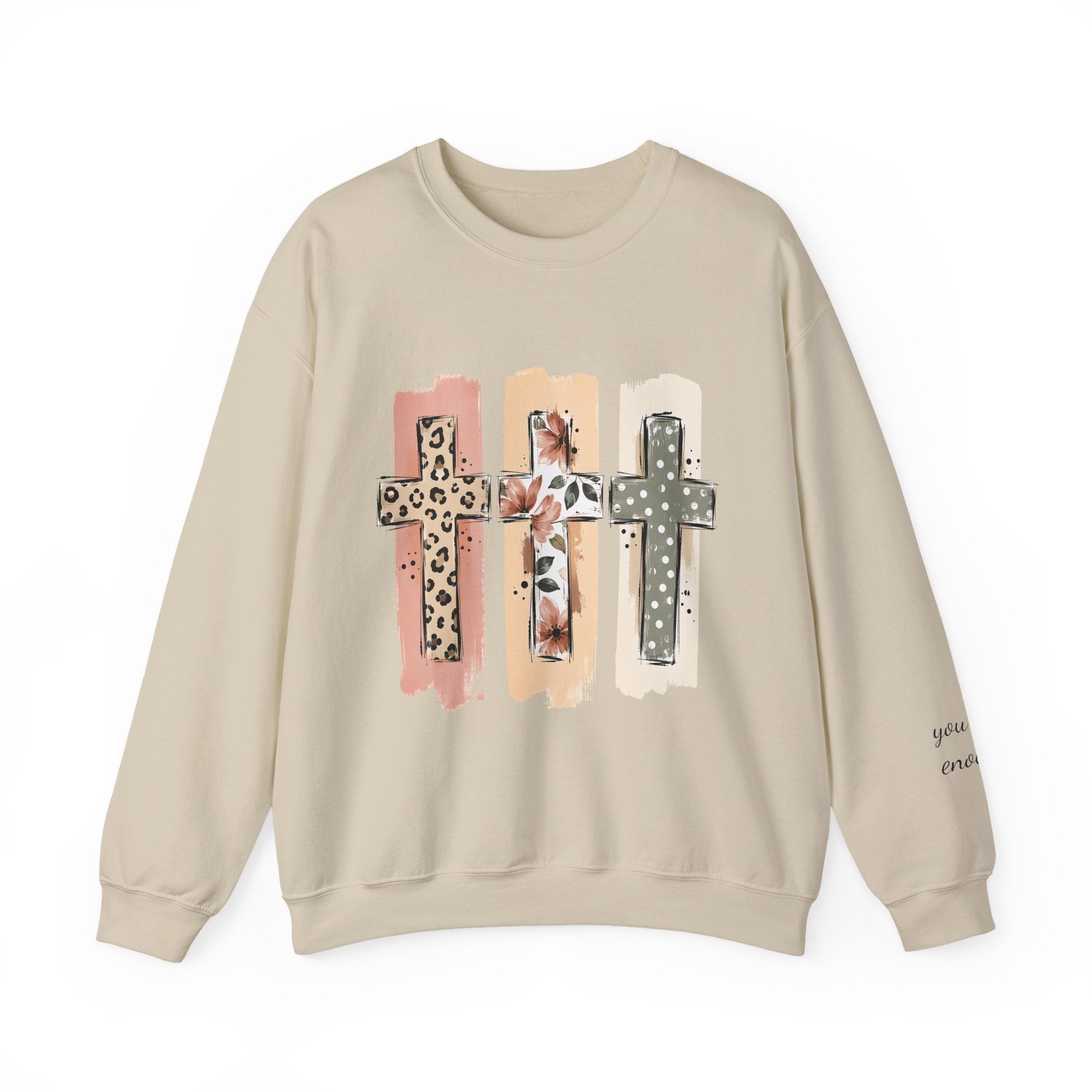 Christian Cross Crewneck Sweatshirt