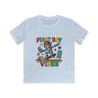 Kids Tee - "First Day Vibes" Colorful School Graphic