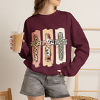 Christian Cross Crewneck Sweatshirt