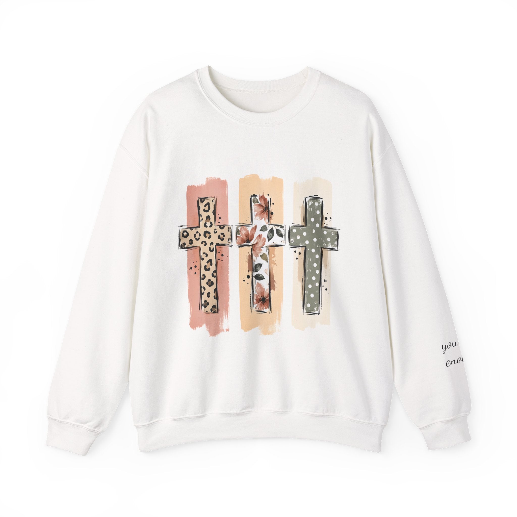 Christian Cross Crewneck Sweatshirt