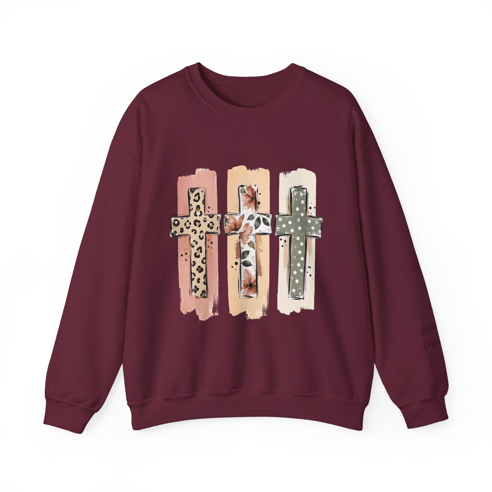 Christian Cross Crewneck Sweatshirt