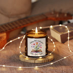Teacher Appreciation Soy Candle — “Helping Little Minds Grow” Amber Jar (Multi-Size)