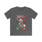 Kids Tee — Retro Duck 'Bruh We Back' Back-to-School Graphic Shirt