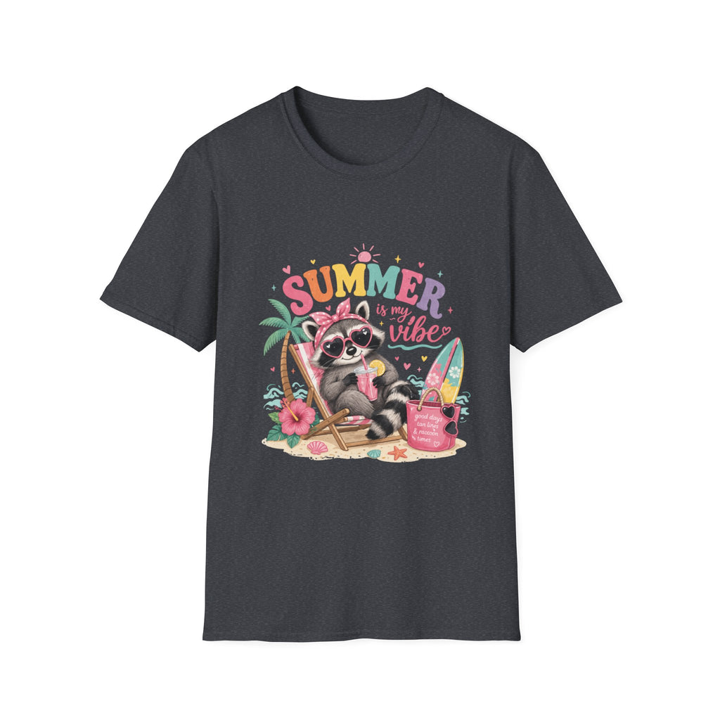 Summer Vibes Raccoon T-Shirt