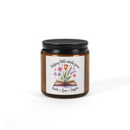 Teacher Appreciation Soy Candle — “Helping Little Minds Grow” Amber Jar (Multi-Size)