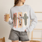 Christian Cross Crewneck Sweatshirt